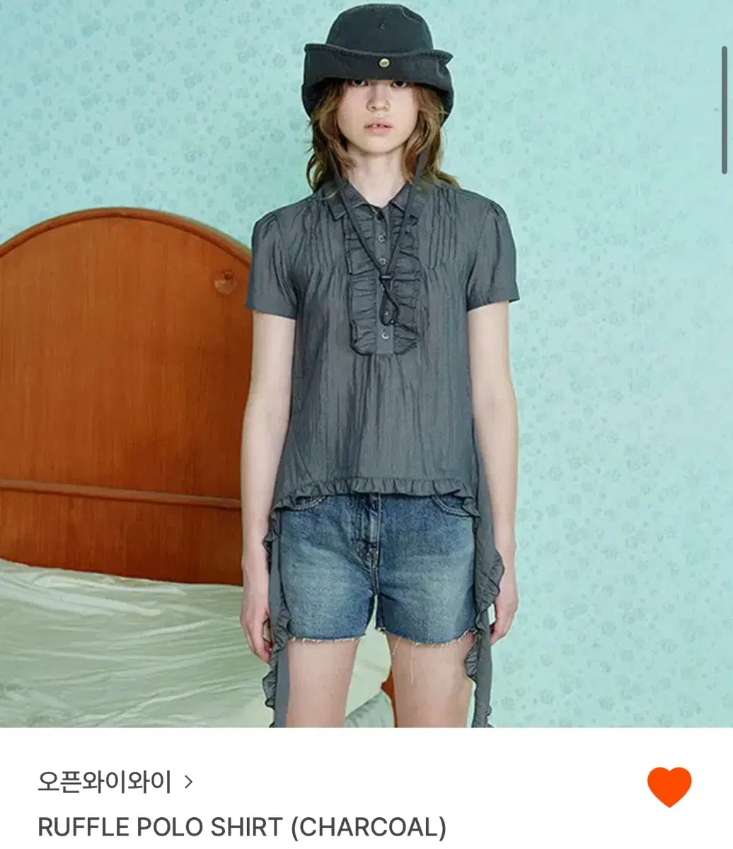 Open YY(オープンワイワイ) RUFFLE POLO SHIRT OPEN YY